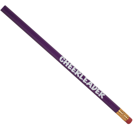 Cheerleader Pencil School Colors