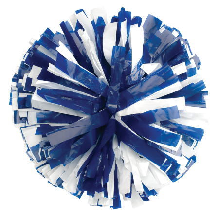 Custom 2-Color Mix Youth Plastic Show Pom<br />(Minimum order of 6 Poms)