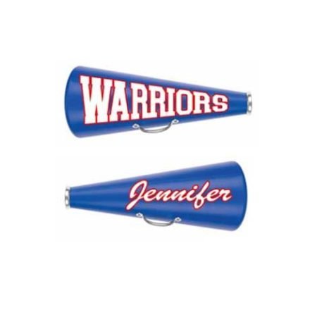 13" Cheerleading Megaphone with Decal Two Sides-0