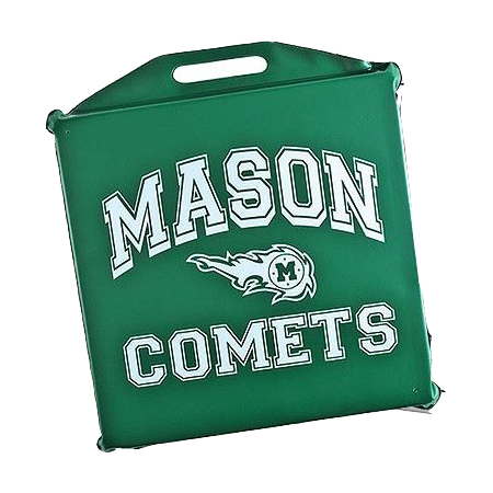 Cheerleading Vinyl Stadium Cushion 14" - One Side Print-0