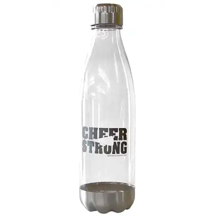 Cheerleading Water Bottle - Clear