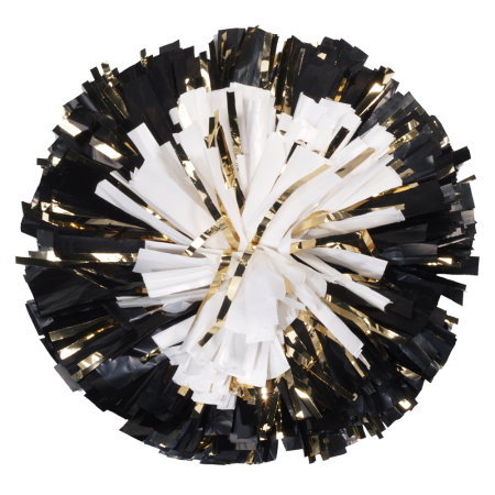 Target Plastic w/Glitter Show Pom<br />(Minimum order of 6 Poms)