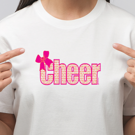Cheerleading T-Shirt Cheer Spirit Tee T560